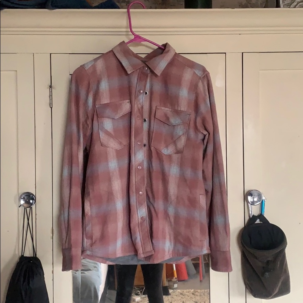 PrAna fleece flannel